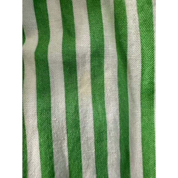 Cheeky Plum Green Striped Sleeveless Cotton Dress Baby 18/24M - Picture 7 of 10